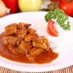 Винен кебаб с телешко