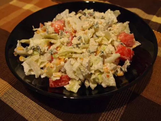 Вкусна ароматна салата