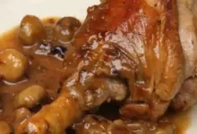 агнешки бут с гъби