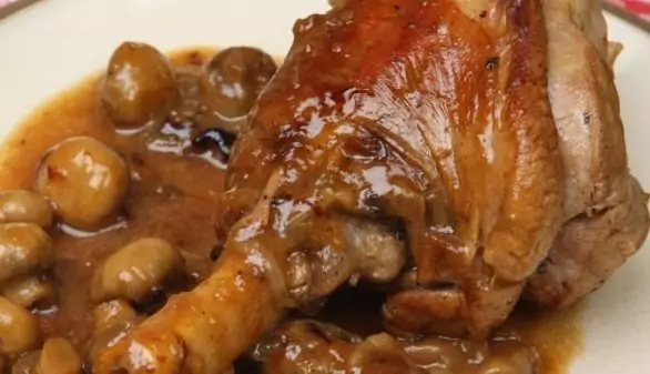 агнешки бут с гъби