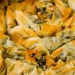 Постна баница със спанак и праз