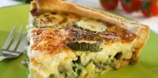 Бърз френски пай с тиквички