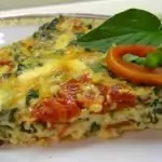 Фритата със спанак чушки и сирене
