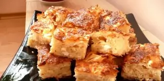 Мачкана баница с газирана вода