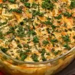 Мусака с прясно зеле