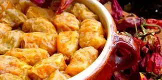 Постни сарми с кисело зеле