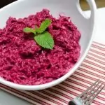 Салата с цвекло и майонеза