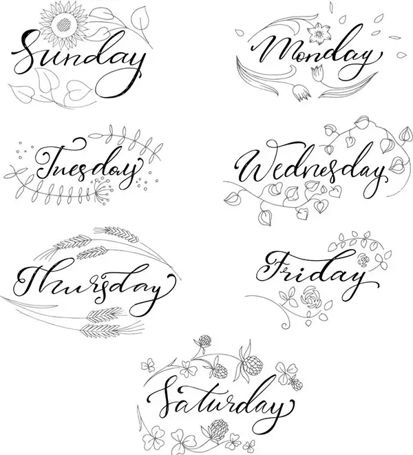 Дните от седмицата