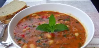 Постна боб чорба