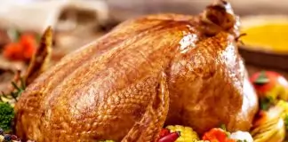 Печено пиле с гарнитура