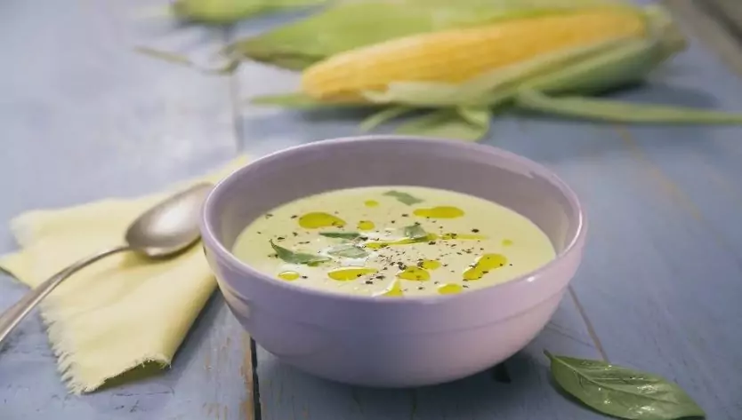 студена супа с царевица