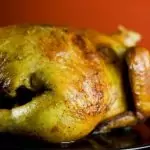 Пиле с пушено сирене