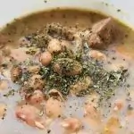 Овнешко или шилешко с боб в тенджера под налягане