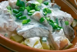 Салата от херинга