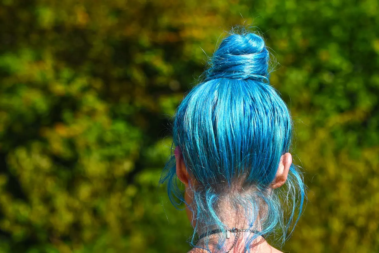 Съновник - боядисана коса
