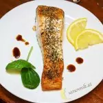 Филе от сьомга на фурна