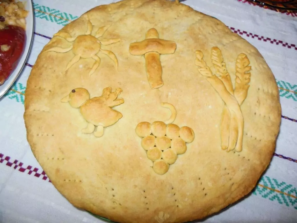 украса на хляба за Бъдни вечер