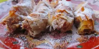 Баница с ябълки и локум