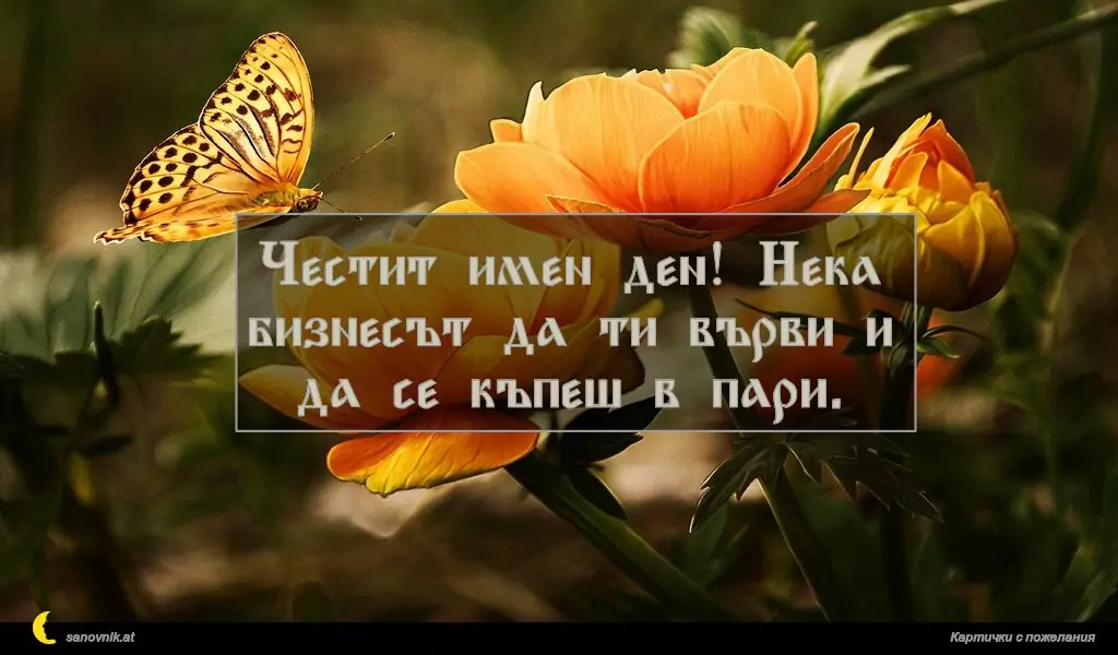 sanovnik.at - Картички за Именни Дни Честит имен ден! Нека бизнесът да ти върви и да се къпеш в пари.