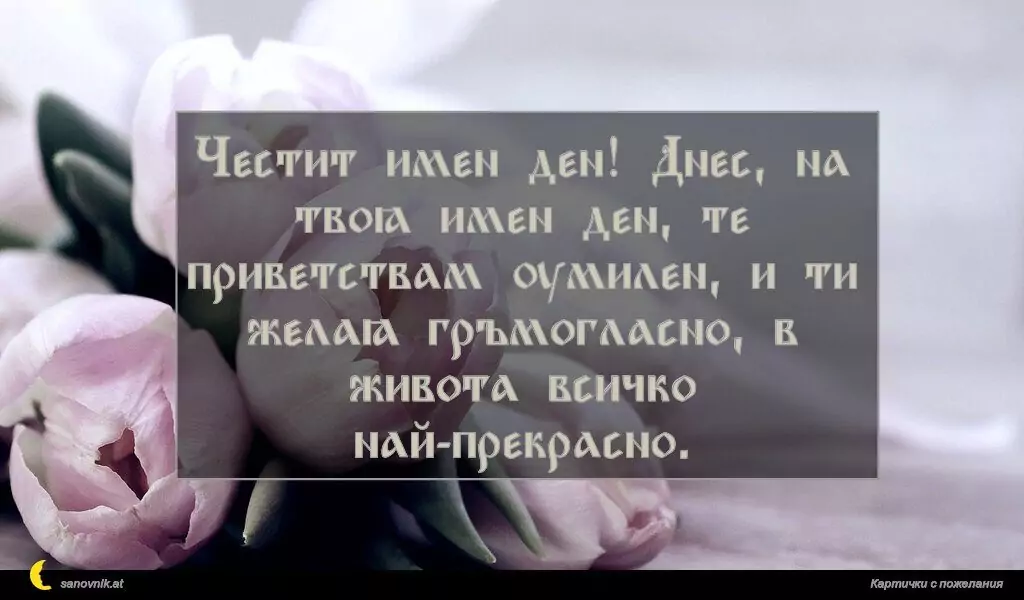 Пожелание за Имен Ден 45