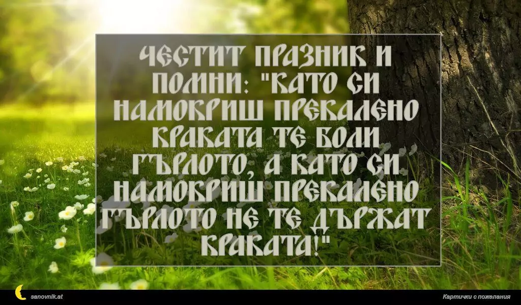 Пожелание за Имен Ден 77