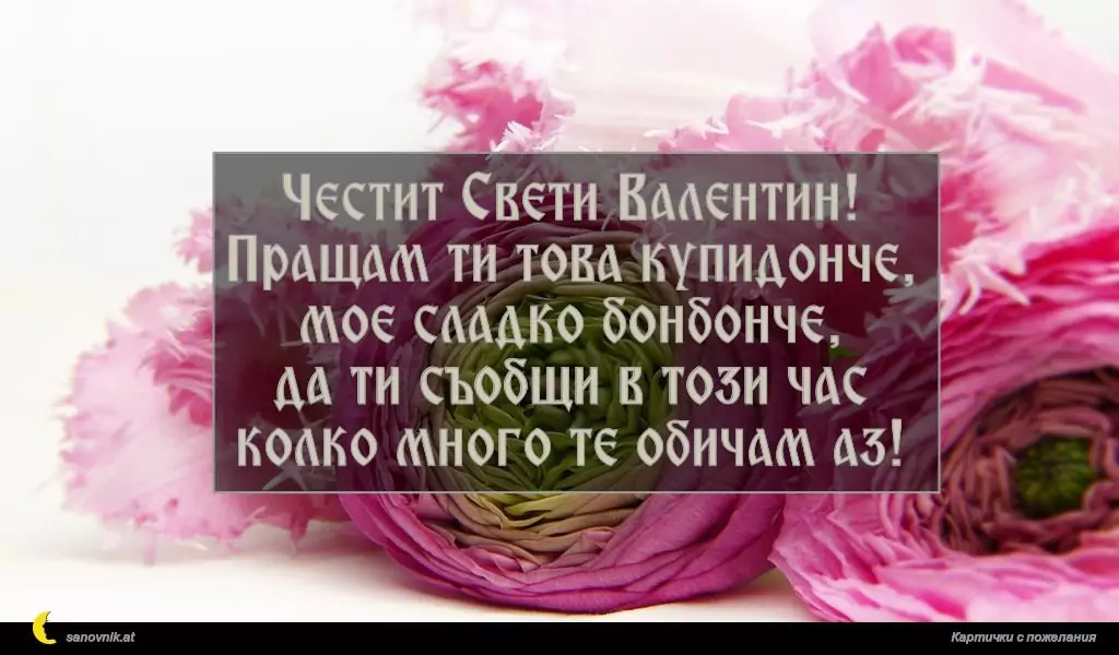 Пожелание за свети Валентин 3