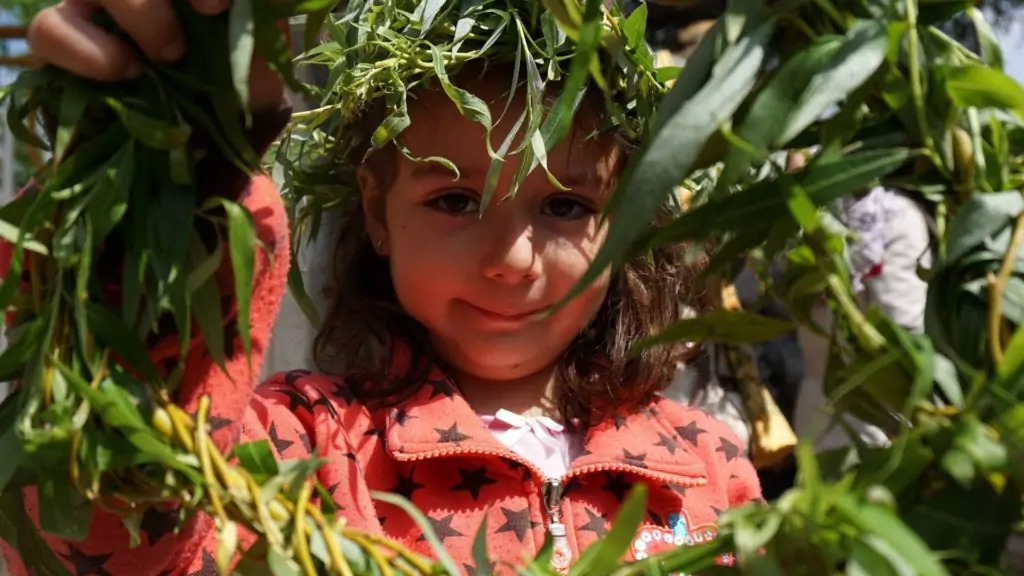 Връбница, Цветница - Обичаи