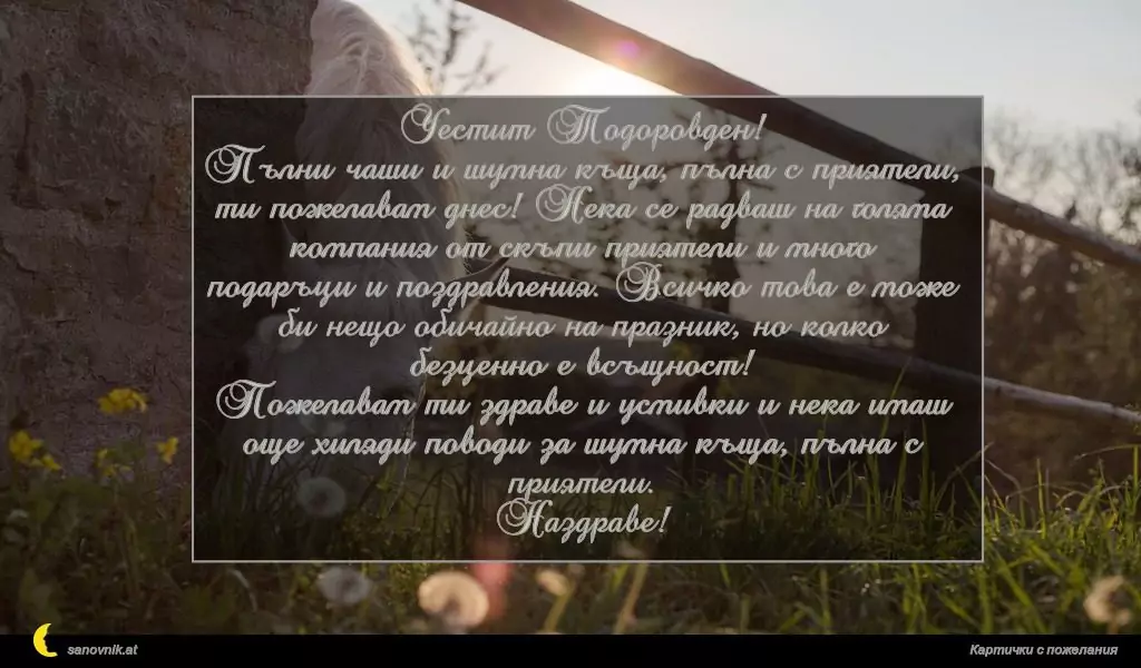 Пожелание за Тодоровден 4