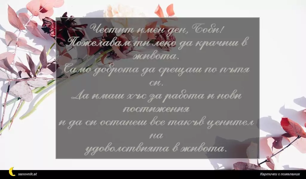 Пожелание за Борис-Михаил 6