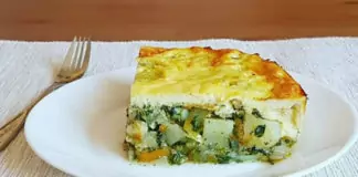 Мусака с картофи и коприва