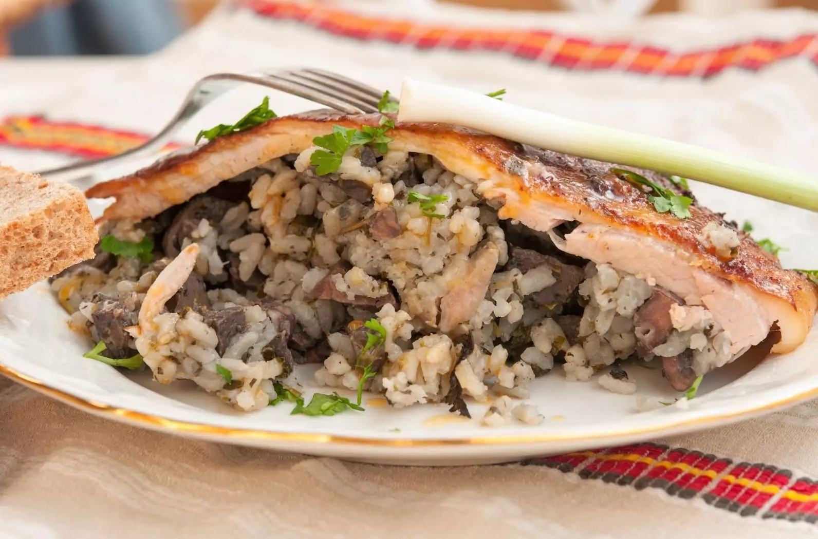 пълнена агнешка плешка