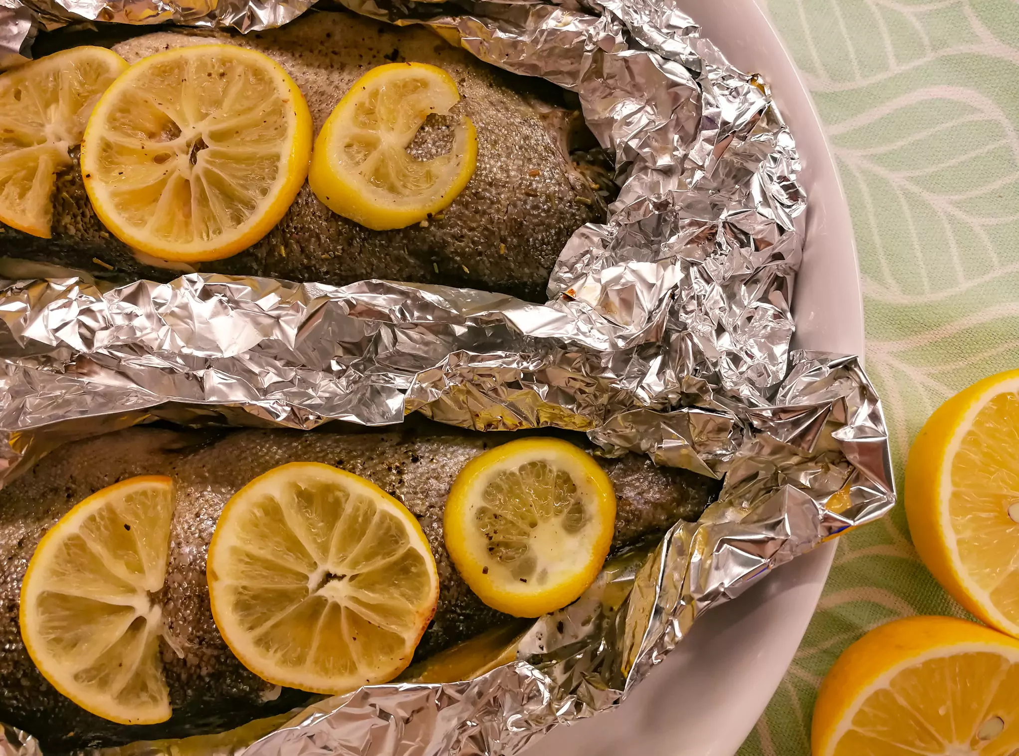 пъстърва във фолио