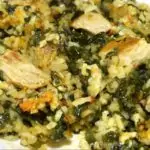 Свинско с ориз и коприва