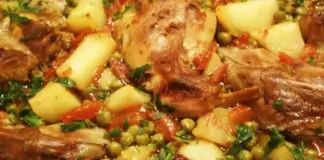 Заешко със зеленчуци