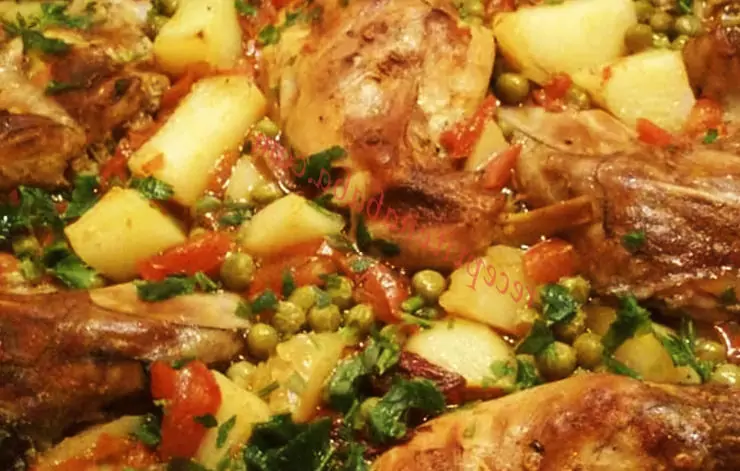 заешко със зеленчуци