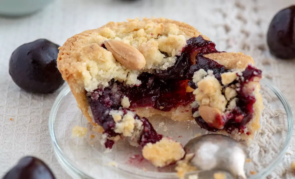 Мини галети с череши