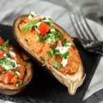 Пълнени патладжани с кус кус