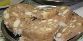 Сладък салам със сусамов тахан