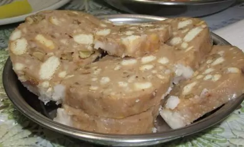 сладък салам със сусамов тахан