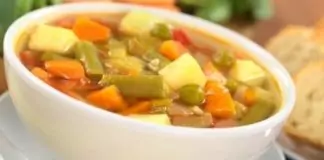 Чорба от зелен фасул и картофи