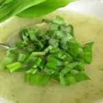 Чорба със зелен лук и джанки