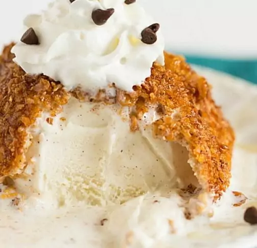 Домашен пържен сладолед