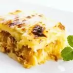 Картофена мусака с кисело зеле