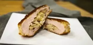 Пилешки шницели с кисело зеле