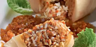 Пълнена зелка с кайма