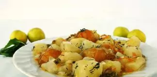 Яхния с тиквички и джанки