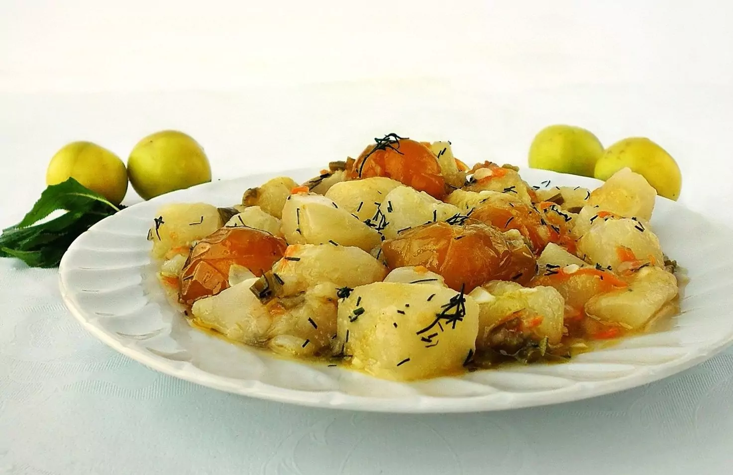 Яхния с тиквички и джанки