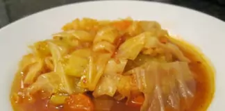 Супа с прясно зеле