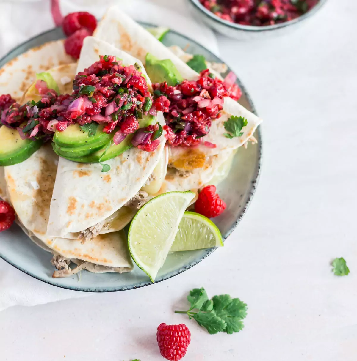 такос с малини