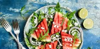 Диня печена на скара